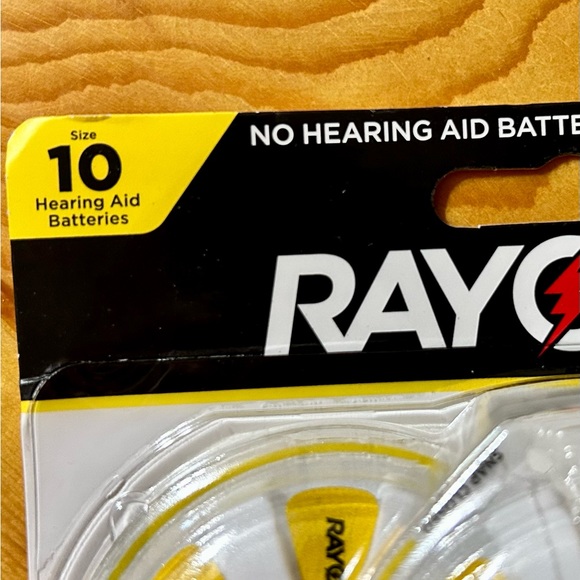 New Rayovac Hearing Aid Batteries 24 Pack / Size 10 - Picture 2 of 5